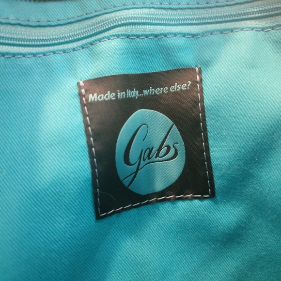 Gabs Leather Tote Navy Blue NWOT - Picture 9 of 16